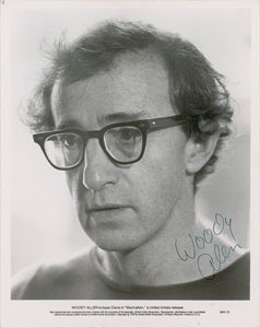 Lot #4480 Woody Allen Signed Photograph - Image 1