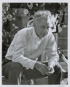 Lot #4502 Elia Kazan Signed Photograph - Image 1