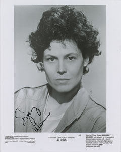 Lot #4530 Sigourney Weaver Signed Photograph - Image 1