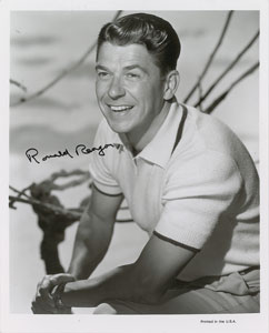 Lot #4519 Ronald Reagan Signed Photograph - Image 1