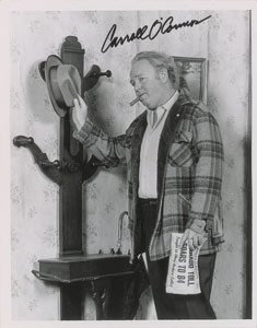 Lot #4511 Carroll O'Connor Signed Photograph - Image 1