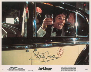 Lot #4510 Dudley Moore Signed Lobby Card - Image 1