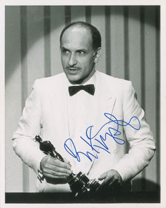 Lot #4503 Ben Kingsley Signed Photograph - Image 1