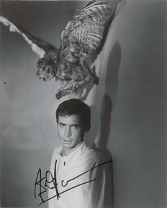 Lot #4516 Anthony Perkins Signed Photograph - Image 1