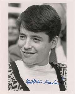 Lot #4483 Matthew Broderick Signed Photograph - Image 1