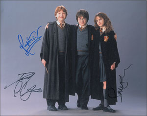 Lot #4443  Harry Potter Oversized Signed Photograph - Image 1