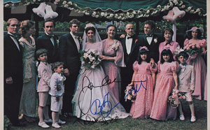 Lot #4349 The Godfather Oversized Signed Photograph: Caan, Duvall, and Shire - Image 1