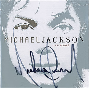 Lot #4252 Michael Jackson Signed CD - Image 1