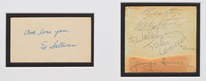 Lot #4004  Beatles and Ed Sullivan 1963 Signatures and Photo - Image 2