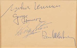 Lot #4003  Beatles 1963 Signatures - Image 2
