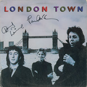 Lot #4037 Paul McCartney and Denny Laine Signed Album - Image 1