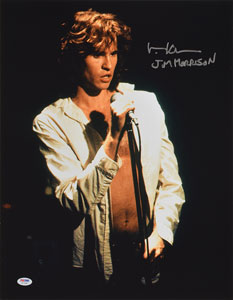 Lot #4460 The Doors: Val Kilmer Pair of Oversized Signed Photographs - Image 2