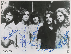 Lot #4176 The Eagles Signed Photograph - Image 1