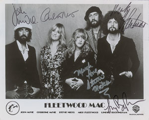 Lot #4177  Fleetwood Mac Signed Photograph - Image 1