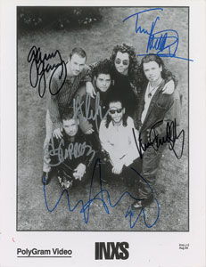 Lot #4265  INXS Signed Photograph - Image 1