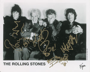 Lot #4077  Rolling Stones Signed Photograph - Image 1