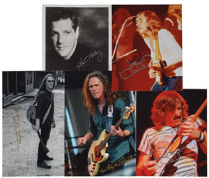 Lot #4174 The Eagles Set of (5) Signed Photographs - Image 1