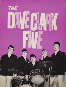 Lot #4136 The Dave Clark Five, The Kinks, and The Hollies  1964 Program - Image 1