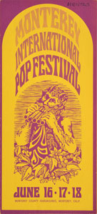 Lot #4113  Monterey Pop Festival Handbill and Order Form - Image 1