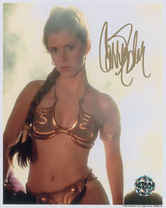 Lot #4426 Carrie Fisher Signed Photograph - Image 1