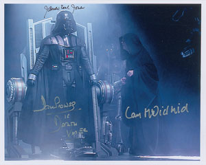 Lot #4430  Star Wars Signed Photograph: Prowse, Jones, McDiarmid - Image 1