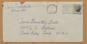 Lot #304 Joseph Valachi Autograph Letter Signed - Image 2