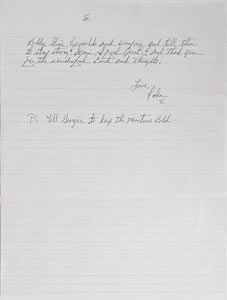 Lot #302 John Gotti Autograph Letter Signed - Image 2