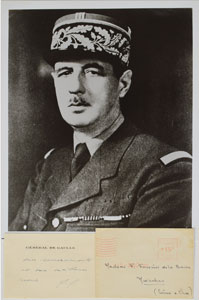 Lot #314 Charles de Gaulle - Image 1