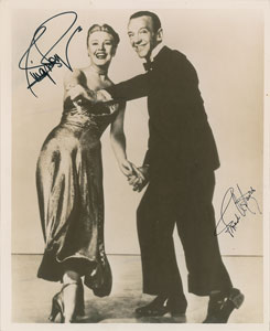 Lot #820 Fred Astaire and Ginger Rogers