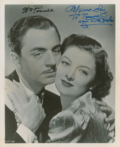 Lot #890 William Powell and Myrna Loy - Image 1