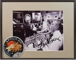 Lot #387 Apollo 13: Lovell and Kranz - Image 1