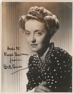 Lot #841 Bette Davis - Image 1