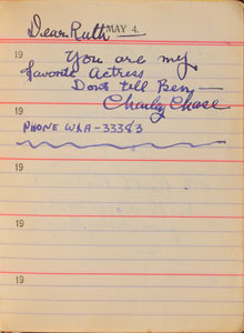 Lot #694 Ruth Roland's Autograph Book - Image 5