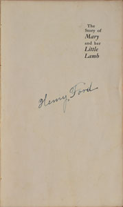 Lot #265 Henry Ford