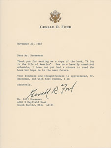 Lot #193 Gerald Ford - Image 2