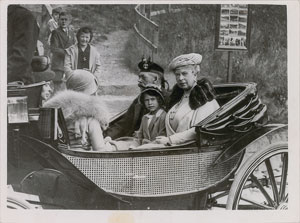 Lot #48 King George V, Mary of Teck, and Princess Elizabeth Photograph - Image 1