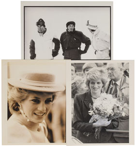 Lot #86  Princess Diana Set of (3) Photographs