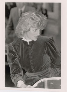Lot #97  Princess Diana Pair of Photographs