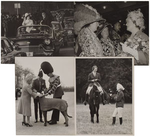 Lot #64 The Queen Mother, Queen Elizabeth II, and Princess Anne Photographs - Image 1