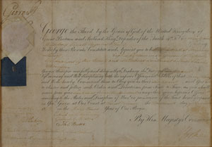 Lot #13 King George III Signed Document - Image 2