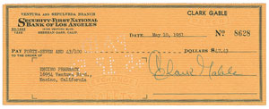 Lot #850 Clark Gable - Image 1