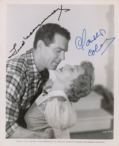 Lot #763 Fred MacMurray and Claudette Colbert - Image 1