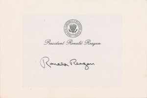 Lot #789 Ronald Reagan