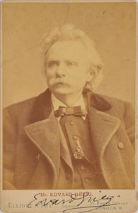 Lot #554 Edvard Grieg - Image 1