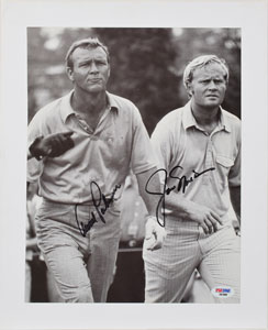 Lot #950 Jack Nicklaus and Arnold Palmer