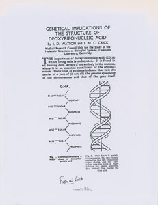 Lot #318 DNA: Watson and Crick - Image 1