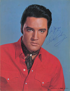 Lot #586 Elvis Presley