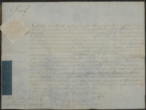 Lot #8 King George III Signed Document - Image 2
