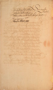 Lot #3 Christian William of Brandenburg Signed Document - Image 2