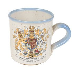 Lot #98  Princess Diana and Prince Charles Collectibles Group Lot - Image 2
